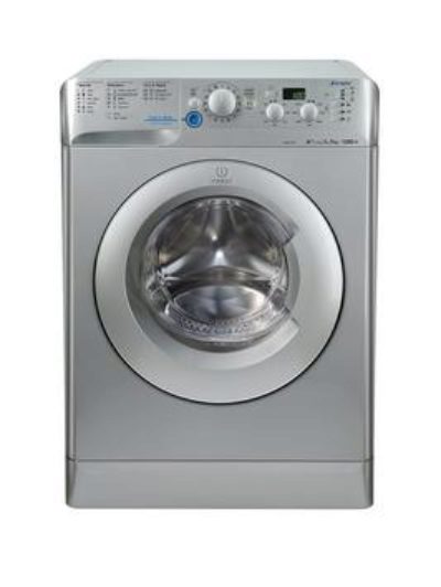 Indesit Innex Xwd71252S 1200 Spin, 7Kg Load Washing Machine - Silver